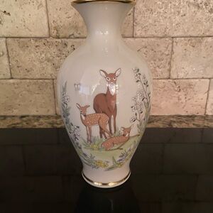 Lenox Collection Limited Edition Mother’s Day 1984 Gold Trim Vase